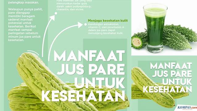 Manfaat Jus Pare yang Perlu Anda Ketahui!