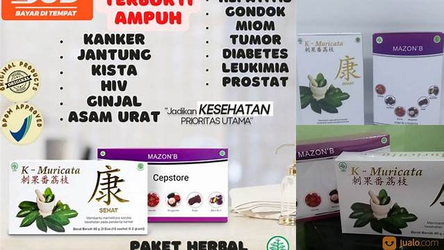 Manfaat K-muricata dan Mazon B yang Wajib Anda Tahu