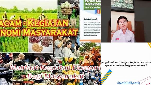 Temukan Manfaat Kegiatan Ekonomi Bagi Masyarakat yang Jarang Diketahui