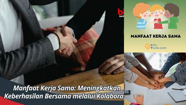 Manfaat Kerja Sama yang Jarang Diketahui, Anda Perlu Tahu!