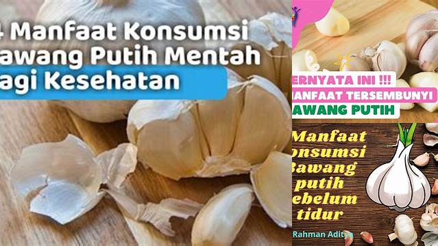 Temukan 8 Manfaat Bawang Putih yang Jarang Diketahui