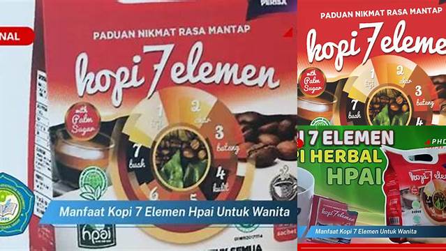Temukan Manfaat Kopi 7 Elemen untuk Wanita yang Jarang Diketahui