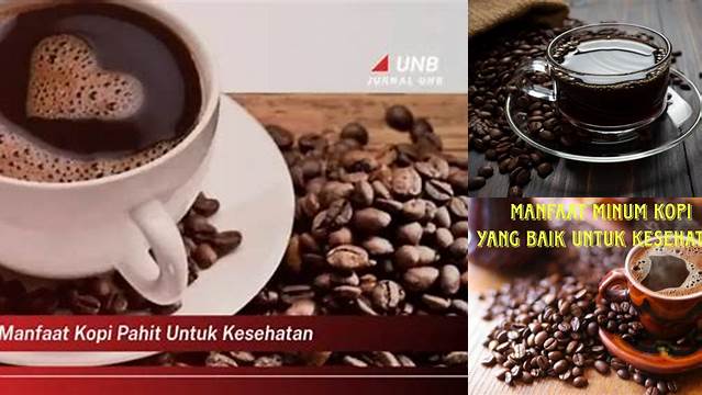Manfaat Kopi Pahit untuk Kesehatan: Temukan Penemuan Menakjubkan yang Jarang Diketahui!