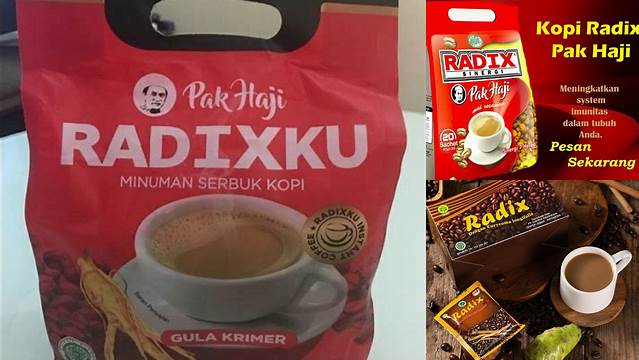 Temukan Manfaat Kopi Radix Jarang Diketahui yang Bikin Stamina Meningkat