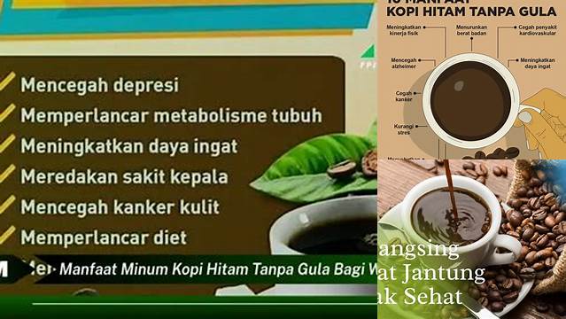Temukan Manfaat Kopi Tanpa Gula Bagi Wanita yang Jarang Diketahui