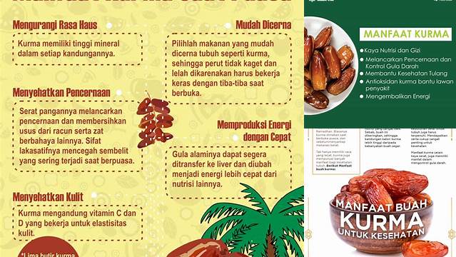 Manfaat Kurma Saat Puasa