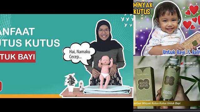 Temukan Manfaat Minyak Kutus Kutus untuk Bayi yang Tak Tersangka