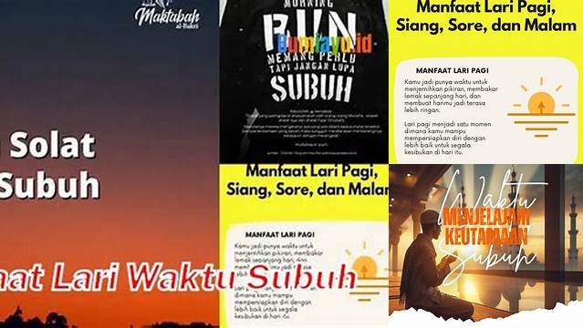 Ungkap 10 Manfaat Lari Waktu Subuh yang Jarang Diketahui