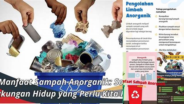 Temukan 9 Manfaat Limbah Anorganik yang Jarang Diketahui