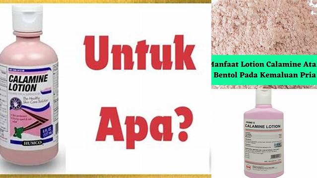 Temukan Manfaat Lotion Calamine yang Jarang Diketahui