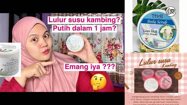 Temukan Manfaat Lulur Susu Kambing yang Jarang Diketahui