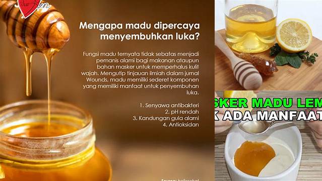 Temukan Manfaat Madu Lemon yang Jarang Diketahui