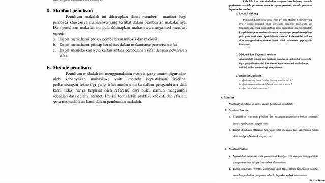 Temukan 10 Manfaat Makalah Contoh yang Jarang Diketahui