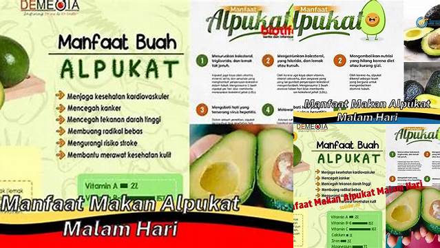 Temukan 9 Manfaat Makan Alpukat Malam Hari yang Jarang Diketahui