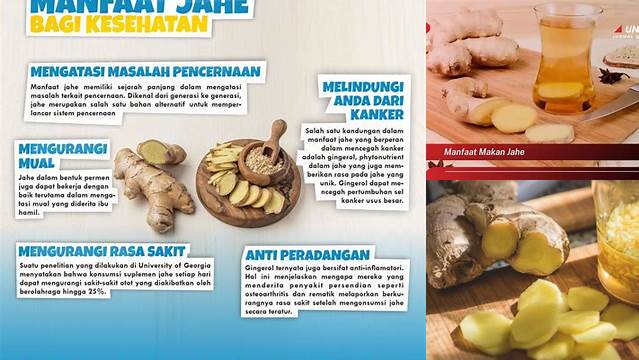 Temukan Berbagai Manfaat Makan Jahe yang Jarang Diketahui