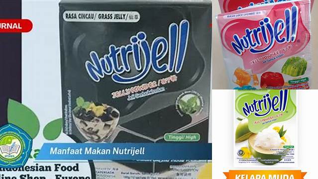 Temukan 9 Manfaat Makan Nutrijell yang Belum Banyak Diketahui