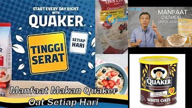 Temukan 5 Manfaat Makan Quaker Oat Setiap Hari yang Jarang Diketahui