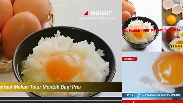 10 Manfaat Makan Telur Mentah yang Jarang Diketahui Bagi Pria