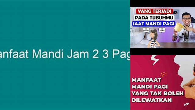 Temukan 10 Manfaat Mandi Jam 2-3 Pagi yang Jarang Diketahui