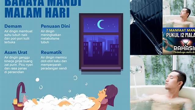 Manfaat Mandi Malam yang Perlu Kamu Tahu