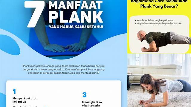 Temukan 5 Manfaat Plank yang Jarang Diketahui, Kamu Wajib Tahu!