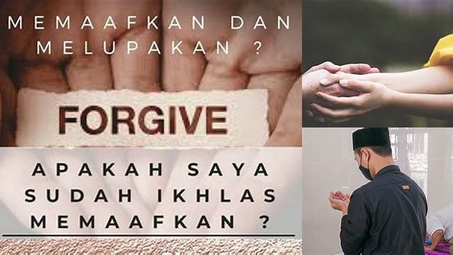 Temukan Manfaat Memaafkan yang Jarang Diketahui