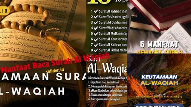 Manfaat Membaca Al Waqiah: Temukan Rahasia Kekayaan dan Berkah