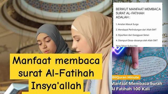 Manfaat Membaca Surat Al Fatihah: 7 Khasiat Mengejutkan yang Patut Anda Ketahui