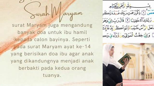 Temukan Manfaat Membaca Surat Maryam yang Jarang Diketahui untuk Wanita