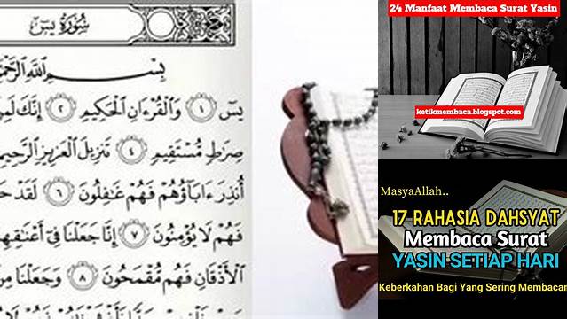 Temukan Manfaat Membaca Surat Yasin Setiap Hari, Dijamin Tercengang!