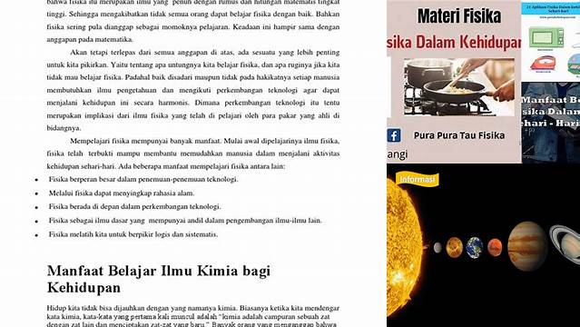 Temukan Manfaat Mempelajari Fisika yang Jarang Diketahui, Anda Wajib Tahu!