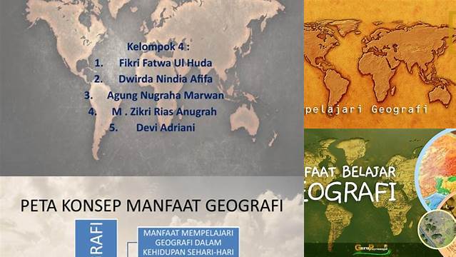 Pelajari Manfaat Geografi yang Jarang Diketahui