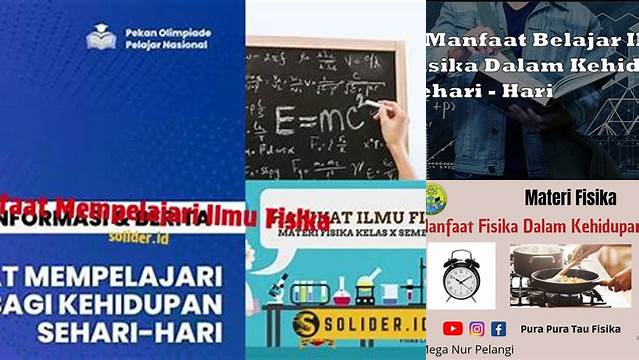 Manfaat Mempelajari Fisika yang Jarang Diketahui, Wajib Kamu Tahu