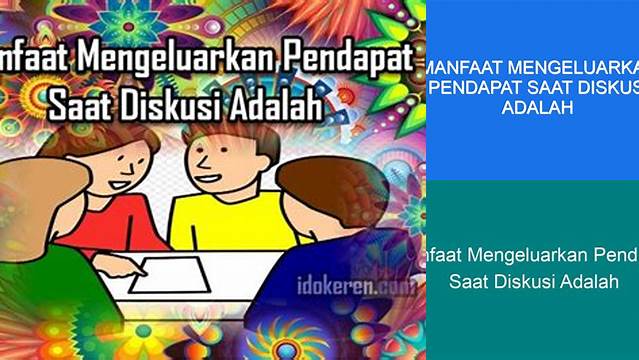 Temukan Manfaat Mengeluarkan Pendapat saat Diskusi yang Jarang Diketahui