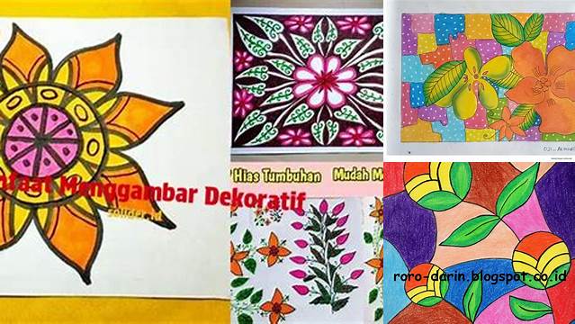 Manfaat Menggambar Dekoratif yang Jarang Diketahui