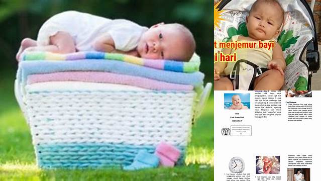 Manfaat Menjemur Bayi di Pagi Hari: Temuan Penting yang Jarang Diketahui!