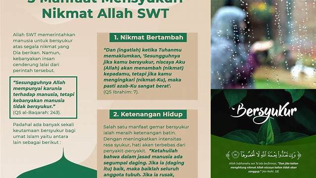 Temukan Manfaat Mensyukuri Nikmat Allah yang Harus Kamu Tahu!