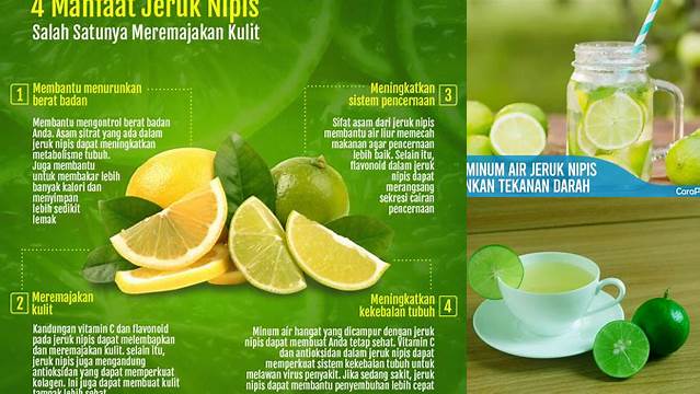 Manfaat Minum Air Jeruk Nipis yang Jarang Diketahui