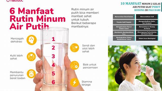 Temukan 9 Manfaat Minum Air Putih yang Jarang Diketahui