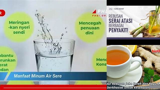 Manfaat Minum Air Sereh yang Jarang Diketahui