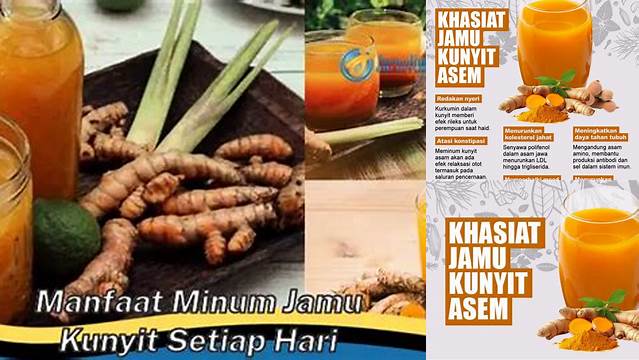 Temukan 5 Manfaat Minum Jamu Kunyit yang Jarang Diketahui!