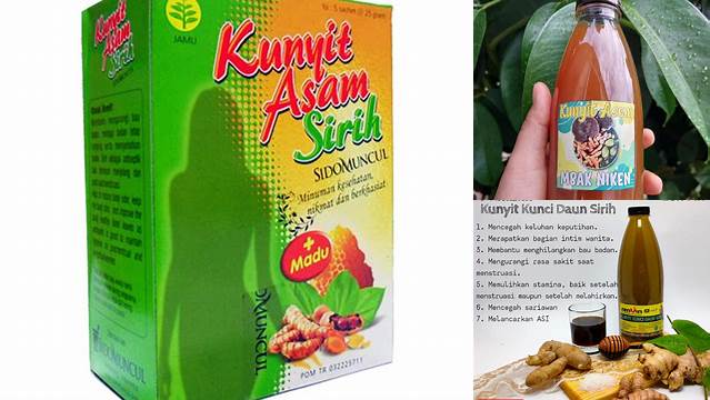 Temukan 10 Manfaat Minum Jamu Kunyit Sirih yang Jarang Diketahui