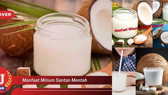 Terungkap! 5 Khasiat Minum Santan Mentah yang Jarang Diketahui