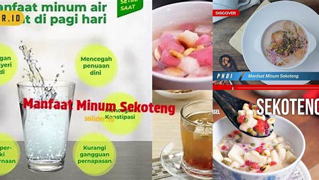 Manfaat Minum Sekoteng yang Jarang Diketahui
