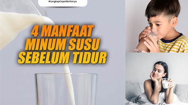 Temukan Manfaat Minum Susu Cokelat Sebelum Tidur yang Jarang Diketahui