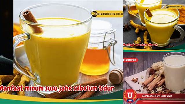 Temukan Manfaat Minum Susu Jahe yang Jarang Diketahui Tapi Menakjubkan