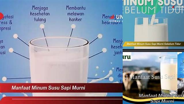 7 Manfaat Susu Murni yang Perlu Anda Ketahui