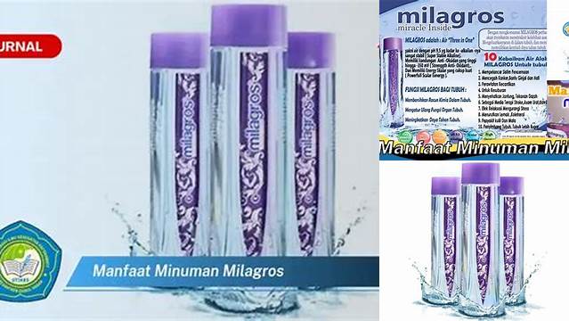 Temukan Rahasia Manfaat Minuman Milagros yang Jarang Diketahui
