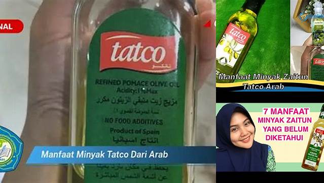 Temukan Segudang Manfaat Minyak Tatco dari Arab yang Jarang Diketahui