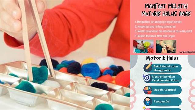 Temukan Manfaat Motorik Halus yang Jarang Diketahui, Penting untuk Perkembangan Anak